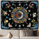 Lofaris Mandala Moon Variant Flower Tapestry For Living Room